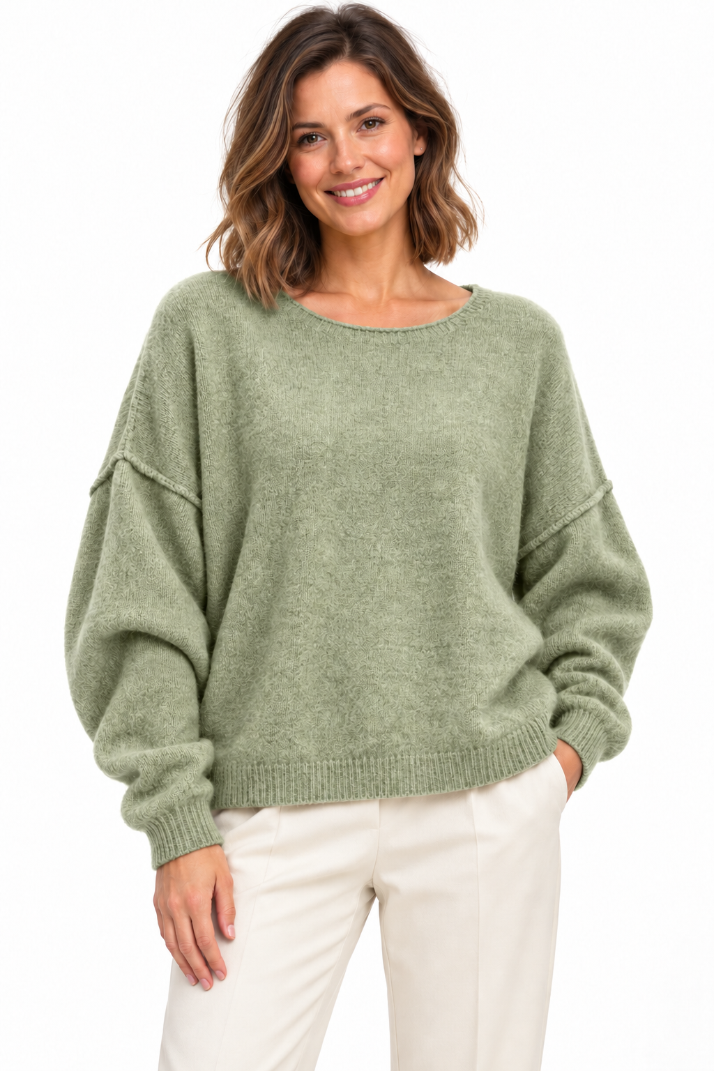 Pullover m. Naht