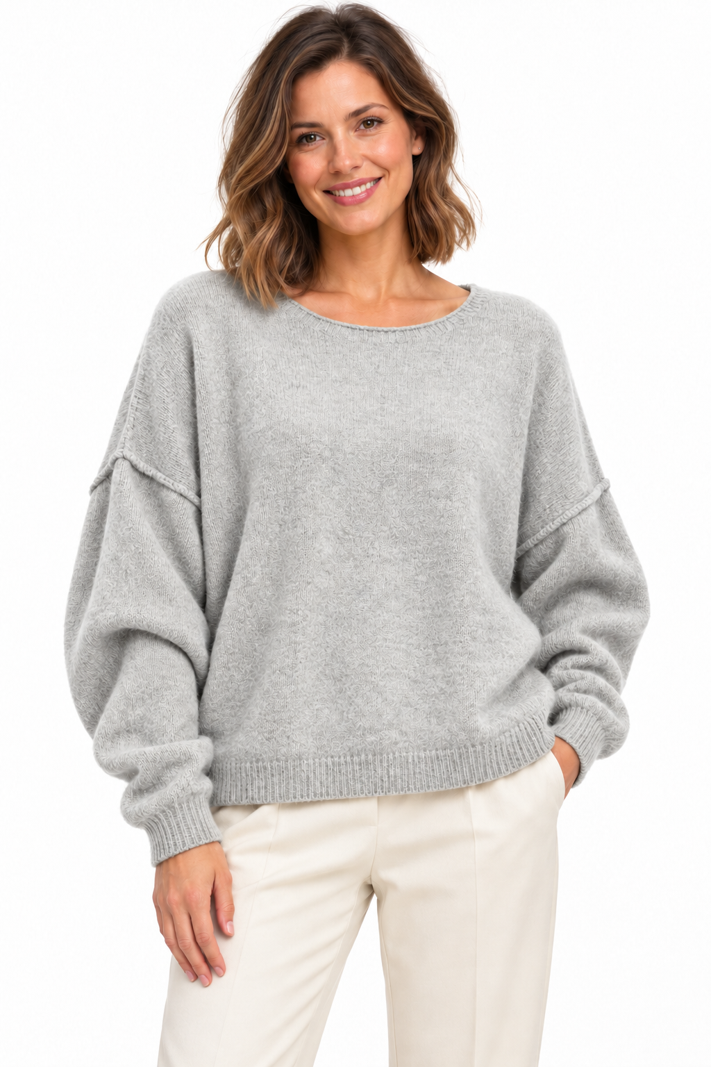Pullover m. Naht