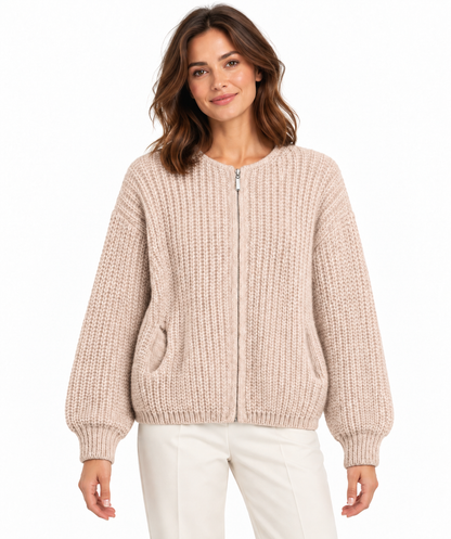 Strickjacke „Grobstrick“ mit Taschen